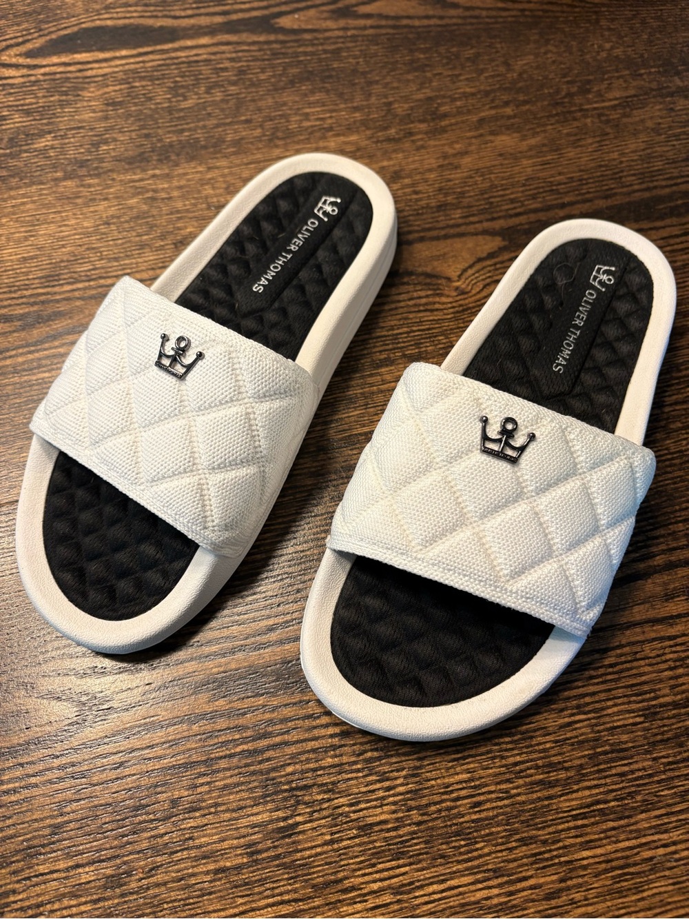 Oliver Thomas Wingwoman Comfort Recovery Slide in White, Size 8